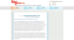 Desktop Screenshot of customplasticsonline.com